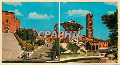 Moderne Karte Eglise de S Maria in Cosmedin Ara Coeli et Capitole