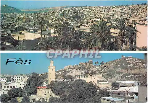 Moderne Karte Fes Maroc Infini Panorama