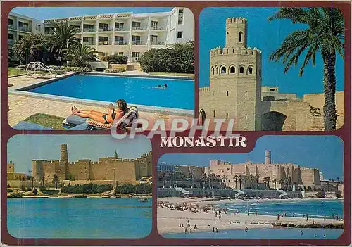 Cartes postales moderne Tunisie Monastir et Hotel Esplanade
