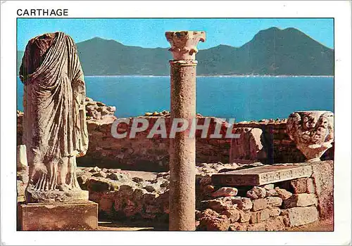 Moderne Karte Tunisie Carthage L'Antiquarium