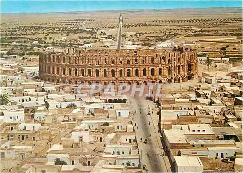 Moderne Karte El Jem (Tunisie) Le Colisee (IIIe S ap J C)