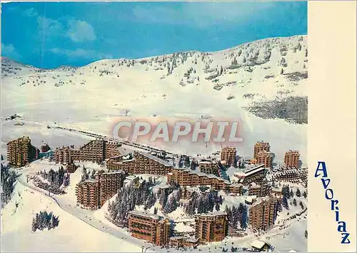 Cartes postales moderne Morzine Avoriaz (Hte Savoie) Alt 1800 m Station Sans Voitures Vue Generale Aerienne