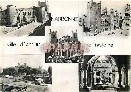 Moderne Karte Narbonne (Aude) Ville d'Art et d'Histoire