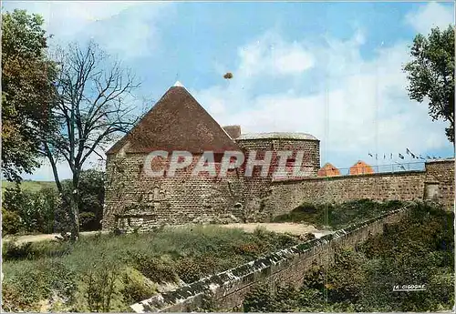 Moderne Karte Langres (Haute Marne) la Tour Navarre et vue sur le Camping