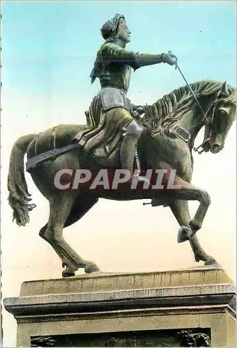Cartes postales moderne Orleans (Loiret) Statue de Jeanne d'Arc (Foyatier)