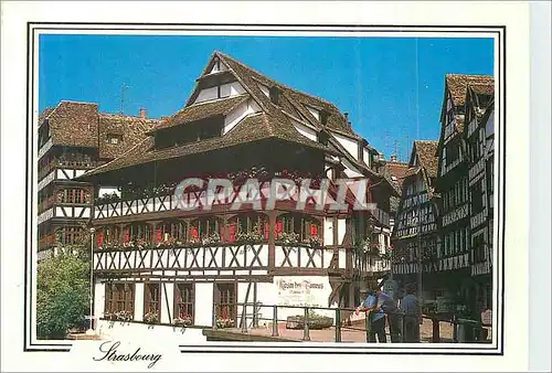 Cartes postales moderne Strasbourg Alsace Maisons des XVIe et XVIIe Siecles Rue du Bain aux Plantes