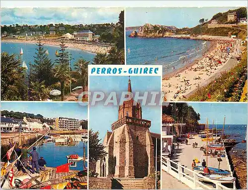 Cartes postales Perros Guirec La Cote de Granit Rose Couleurs de Bretagne