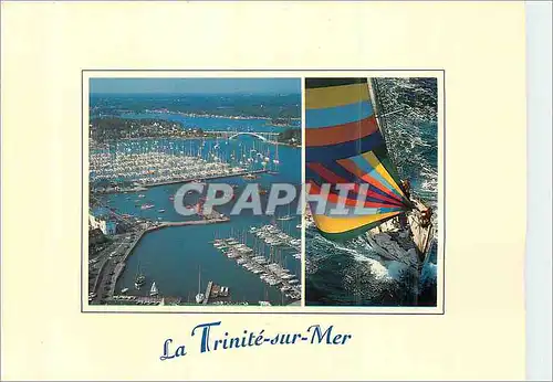 Cartes postales La Trinite sur Mer (Morbihan) Le Port de Plaisance et le Pont de Kerisper