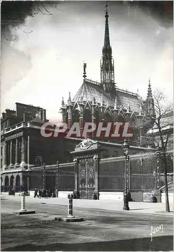 Ansichtskarte AK Paris en Flanant La Sainte Chapelle et la Grille du Palais de Justice