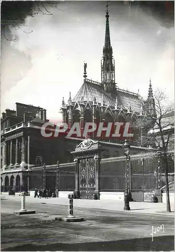 Cartes postales Paris en Flanant La Sainte Chapelle et la Grille du Palais de Justice