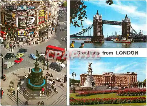 Cartes postales Greetings from London