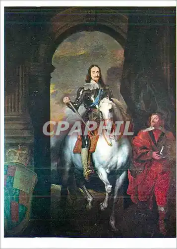 Moderne Karte Warwick Castle King Charles I Vandyke