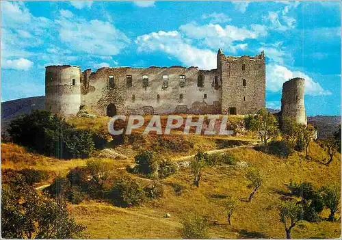 Cartes postales moderne Greoux le Bains Alpes de Hautes Provence Le Chateau des Templiers du 14e Siecle