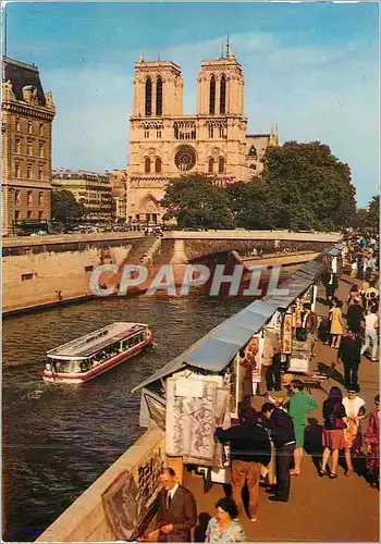 Cartes postales moderne Paris Notre Dame et Les Bouquinistes