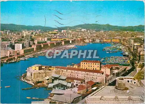 Cartes postales moderne Marseille Le Vieux Port Vue Generale