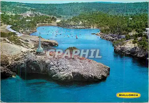 Cartes postales moderne Mallorca (Baleares) Espana Santa Ponsa Vista Aerea de una de sus Caletas