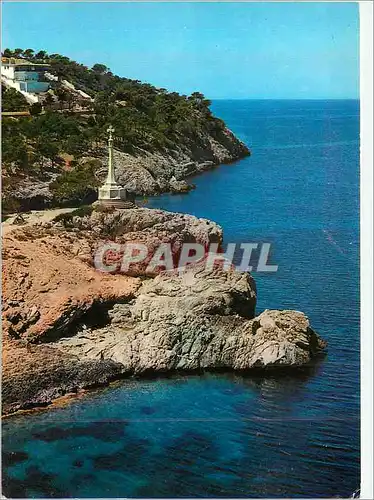 Cartes postales moderne Mallorca (Baleares) Espana Santa Ponsa Cruz Conmemorativa del a Conquista de la Isia