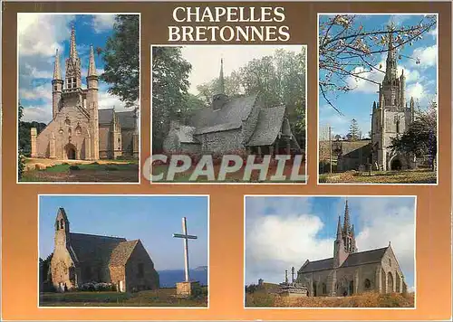 Moderne Karte Chapelles Bretonnes Chapelle de Messac St Fiacre
