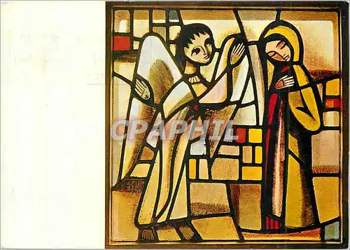 Cartes postales moderne Taize Eglise de la Reconciliation Vitrail de l'Annonciation