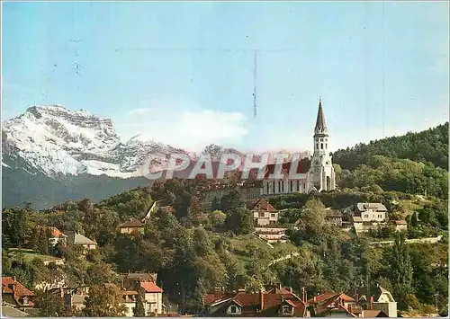 Moderne Karte Annecy Basilique de la Visitation et la Tournette