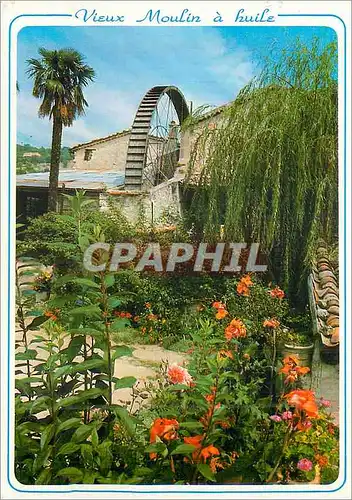 Cartes postales moderne Opio 2 Route de Chateauneuf le Rouret France Moulin a Huile de la Brague XVeme Siecle