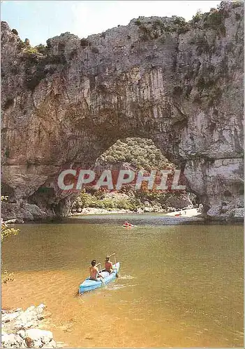 Moderne Karte les Gorges de l'Ardeche le Pont d'Arc  Site Unique au Monde