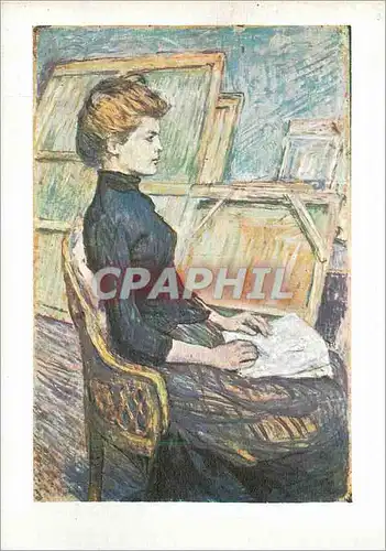 Moderne Karte Toulouse Lautrec Modele d'Atelier Helene