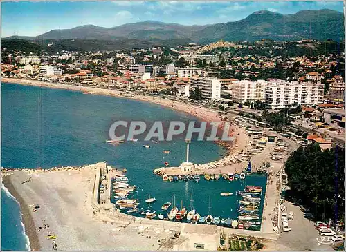 Moderne Karte Cagnes su Mer (A M) Reflets de la Cote d'Azur Vue Panoramique