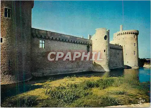 Moderne Karte Presqu'Ile de Rhuys (Morbihan) Chateau de Suscinio la Bretagne en Couleurs