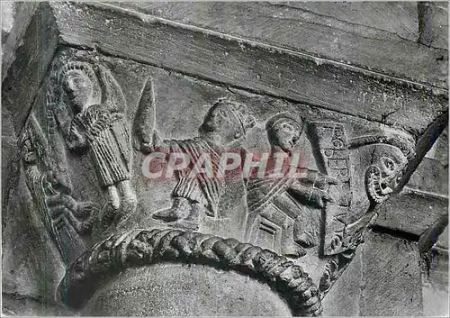 Cartes postales moderne Romsey Abbey Hampshire South Choir Aisle Capital