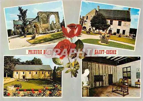Cartes postales moderne la Riche pres Tours (Indre et Loire) Prieure de Saint Cosme