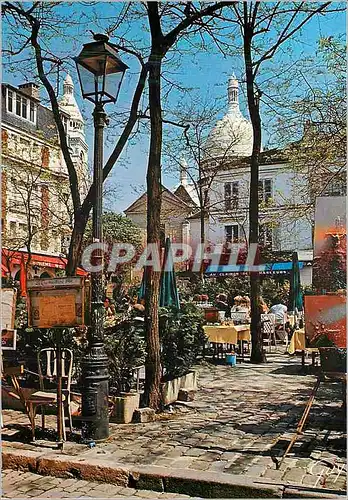 Cartes postales moderne Paris et ses Merveilles la Place du Tertre