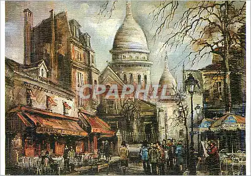 Cartes postales moderne Paris la Place du Tertre