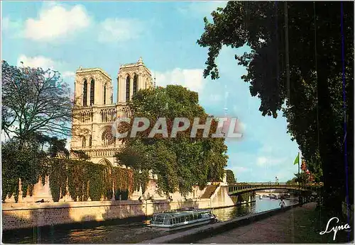 Cartes postales moderne Paris Notre Dame et la Seine