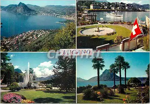 Cartes postales moderne Lugano