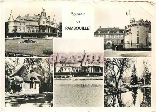 Cartes postales moderne Rambouillet le Chateau Vue d'Ensemble