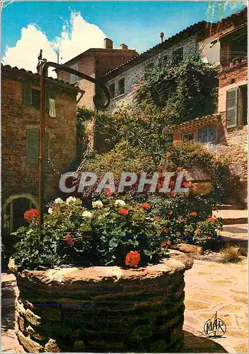 Cartes postales moderne Bormes les Mimosas (Var) la Cote d'Azur Vieux Puits Fleuri