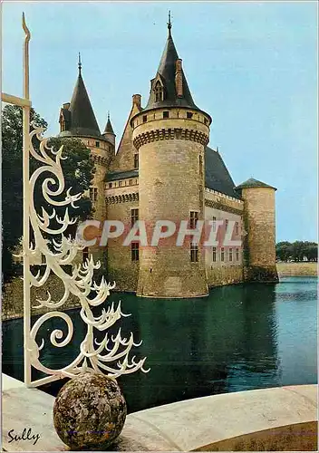 Moderne Karte Sully sur Loire (Loiret) le Chateau
