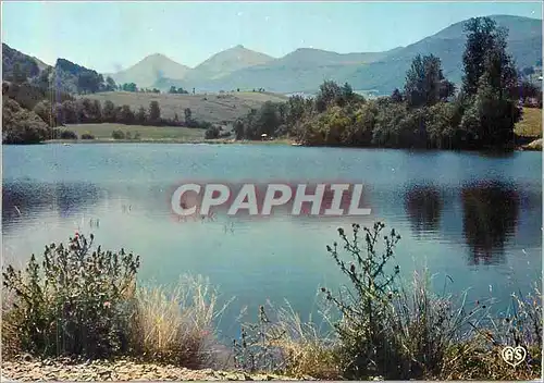 Moderne Karte Vallee de Cheylade Lac des Cascades et Puy Mary 1787m l'Auvergne Pittoresque