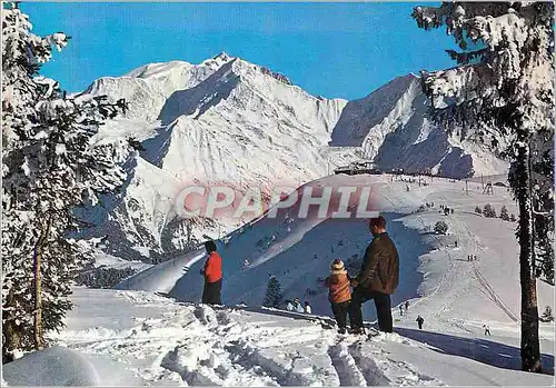 Moderne Karte Saint Gervais (Haute Savoie) Alt 860 Metres Arrivee du Telepherique Bettex