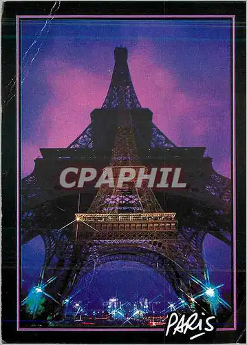 Moderne Karte Paris Tour Eiffel