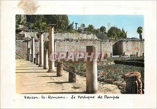 Cartes postales moderne Vaison la Romaine le Portique de Pompee