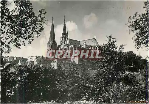 Moderne Karte Chartres (Eure et Loir) la Cathedrale