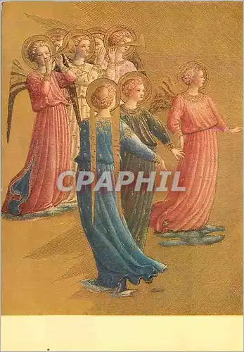 Moderne Karte Musee de San Marco Florence Fra Giovanni da Fiesole dit Beato Angelico Anges Musiciens