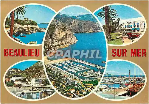 Cartes postales moderne Beaulieu sur Mer Cote d'Azur