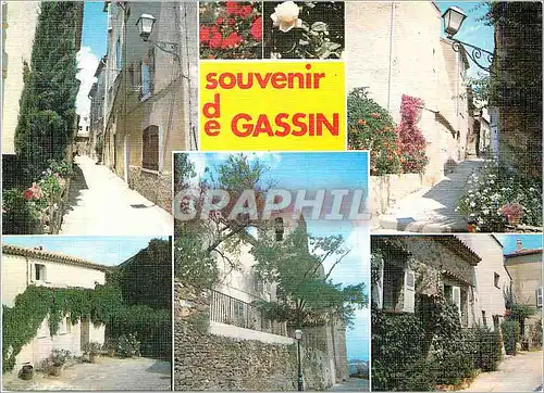 Cartes postales moderne Souvenir de Gassin Lumiere et Beaute de la Cote d'Azur