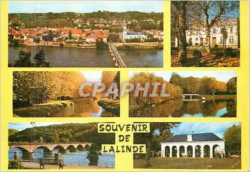 Cartes postales moderne Souvenir de Lalinde (Dordogne) Vue Generale