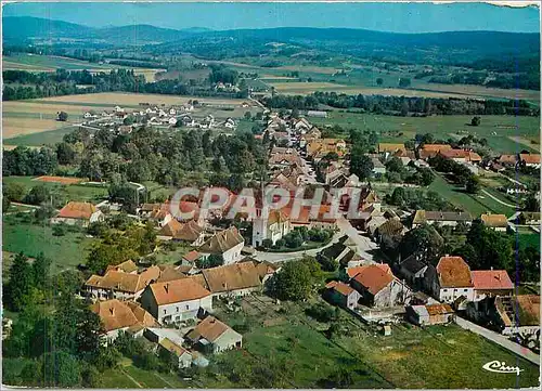 Moderne Karte Cramans (Jura) Vue Aerienne