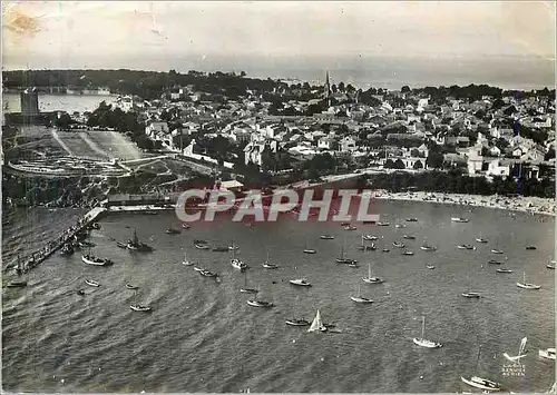 Moderne Karte Fouras (Charente Maritime) Les Trois Plages En Avion au Dessus