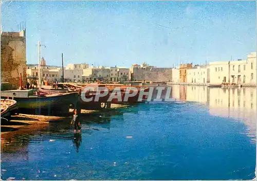 Moderne Karte Bizerte Vue du Vieux Port